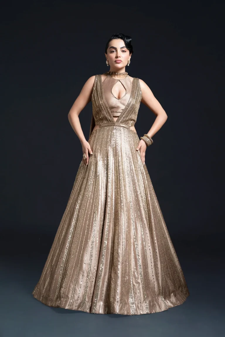 Golden Anarkali