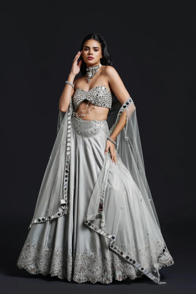 cape lehenga vs traditional lehenga comparison