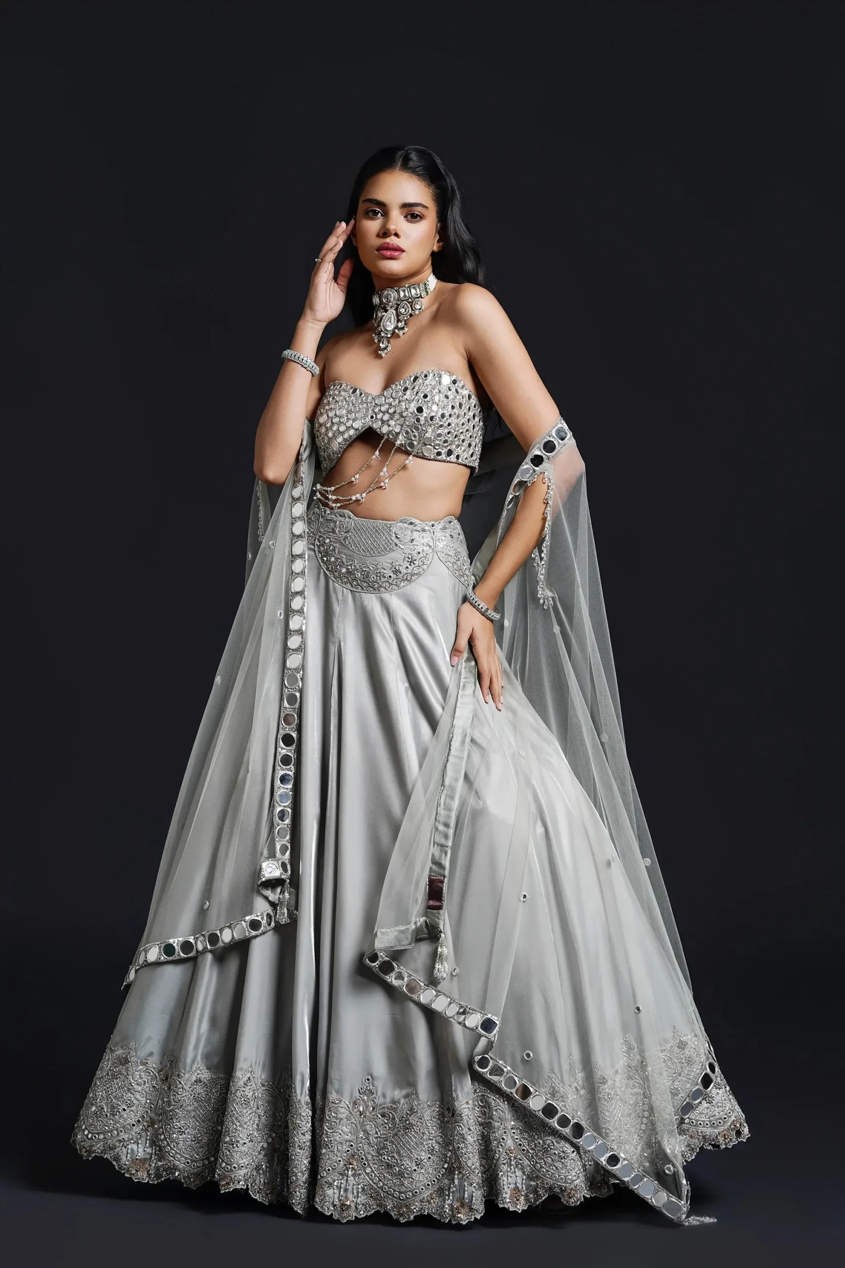 cape lehenga vs traditional lehenga comparison